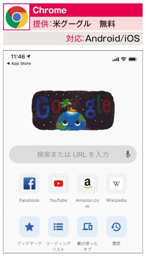 ●iPhoneは「Chrome」を導入する