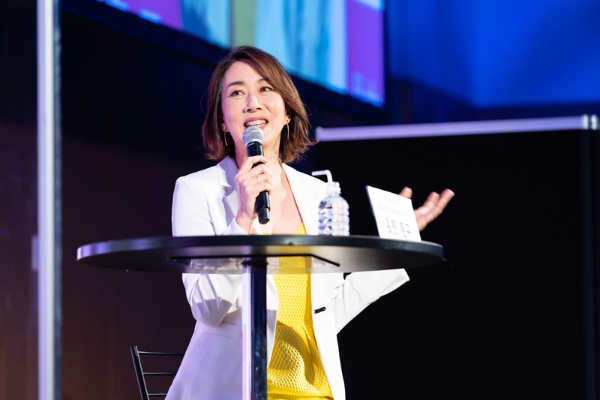 「WOMAN EXPO 2022」は6月末に東京ミッドタウンで開催された。講演中、多くの参加者がメモを取っている姿が印象的だった