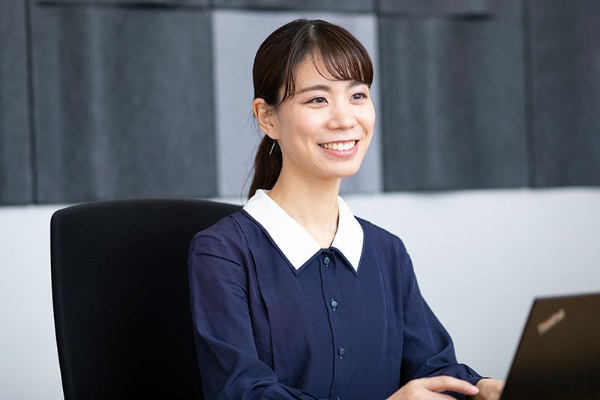 A2のルーキー中井利恵さん。「A2ではメンバー間でサポートし合いながら新規メンバーにもイベントの企画を任せてもらえるので、ハードルを感じずに『やってみたい』を行動へ移すことができます」