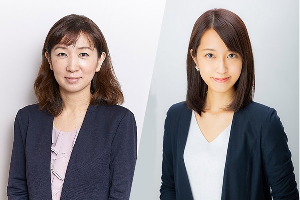 リセ代表の藤田美樹さん（左）、グローバル・ブレインでディレクターを務める田﨑茉莉花さん（右）