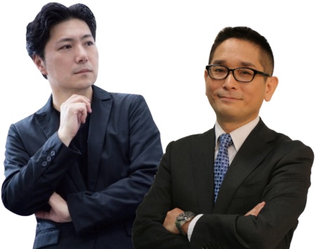 哲学者の小川仁志さん（左）、投資家の奥野一成さん（右）