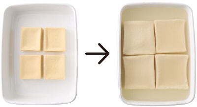 【HowTo】熱湯につけて5分ほど置き、水にさらしてから、水気を絞る(6倍程度に戻る)