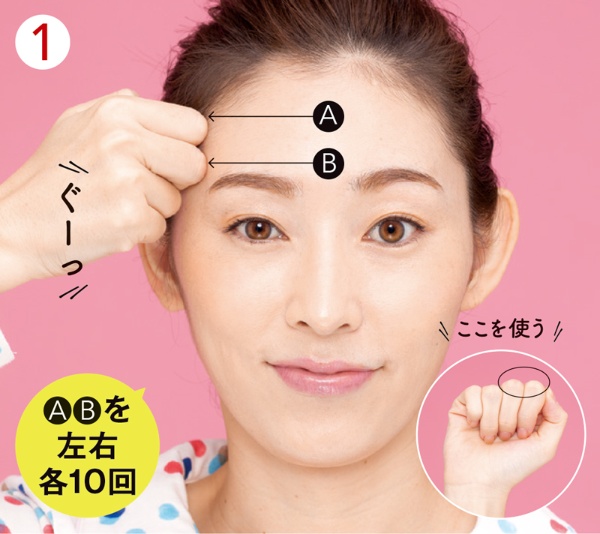 夜の 顔筋ほぐし で 目元のたるみや額のシワを改善 日経xwoman 夜の 顔筋ほぐし で 目元のたるみや額のシワを改善 日経xwoman
