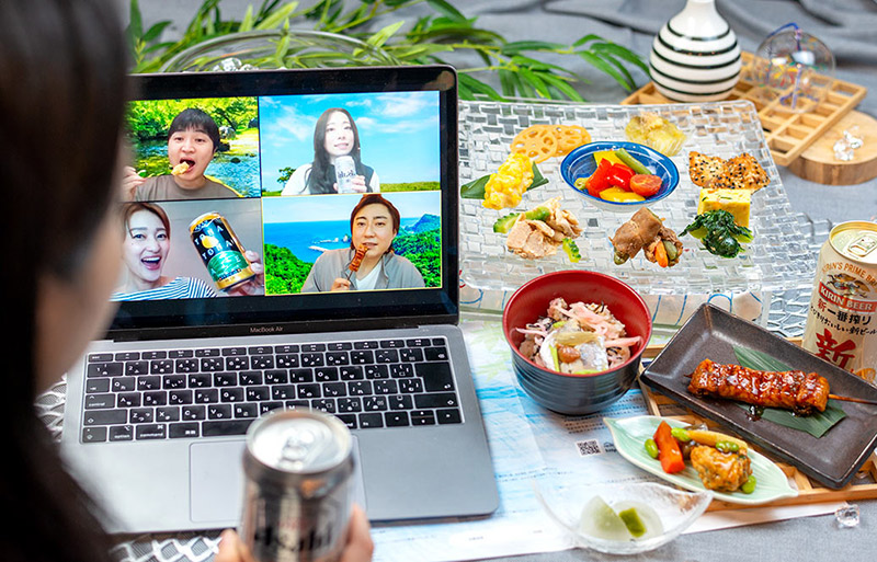 高級和食店とコラボして提供する「神田明神下みやび　夏の味覚プラン」を盛りつけた例（画像はnonpi提供）