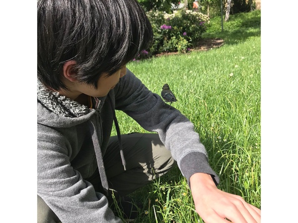 長男のNさん。友だちと離れるのが寂しく、ドイツ移住は「はじめは嫌だった」そう