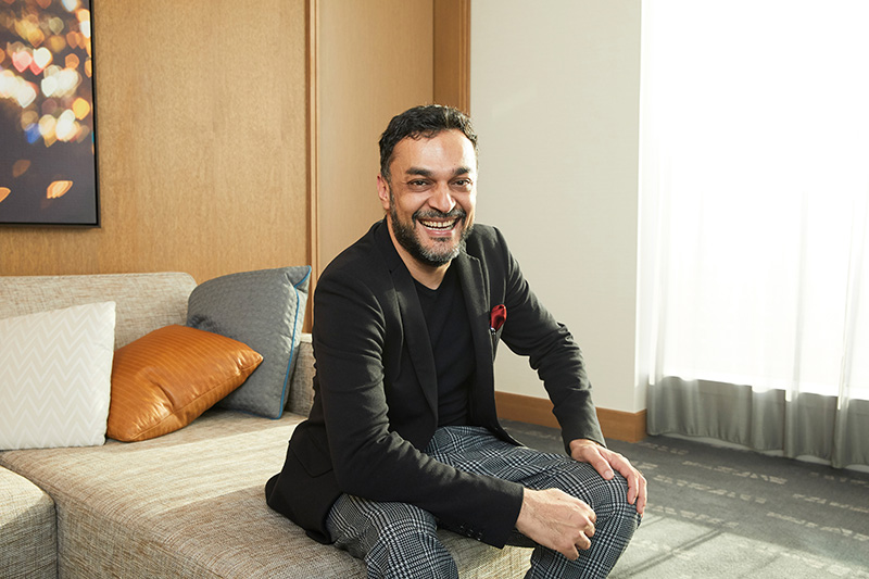 SKIIグローバル CEOのサンディープ・セス氏。シンガポール在住で日本より厳しい外出制限を経験。「ブランドについて改めて考えるきっかけになった」