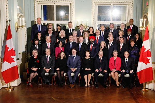 男女同数で組閣したカナダ（2019年11月20日）