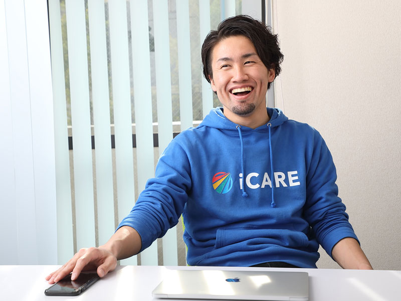 人材採用に動画投稿アプリ「TikTok」を使った、iCAREの中野雄介さん