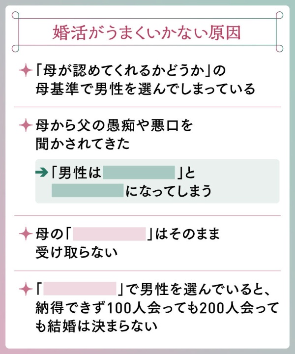 婚活がうまくいかない女性の大半が母との関係に問題あり 日経xwoman 婚活がうまくいかない女性の大半が母との関係に問題あり 日経xwoman