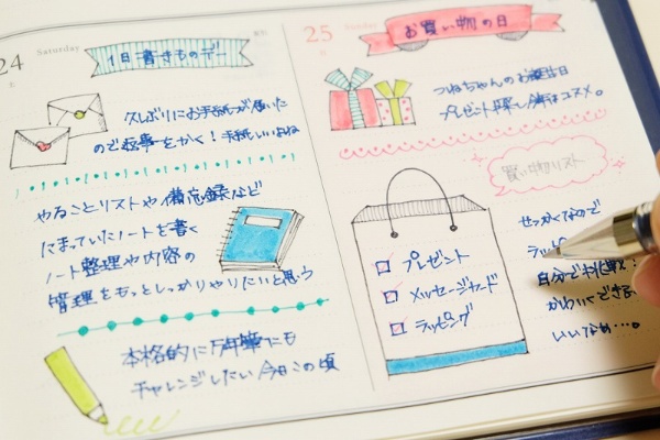 絵が苦手な人でも大丈夫 手帳に描きたいイラスト講座 3ページ目 日経xwoman 絵が苦手な人でも大丈夫 手帳に描きたいイラスト講座 3ページ目 日経xwoman