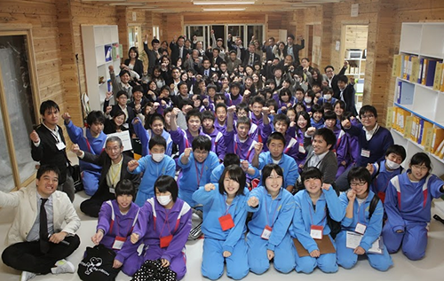 大槌臨学舎の生徒が集合（写真提供:カタリバ）