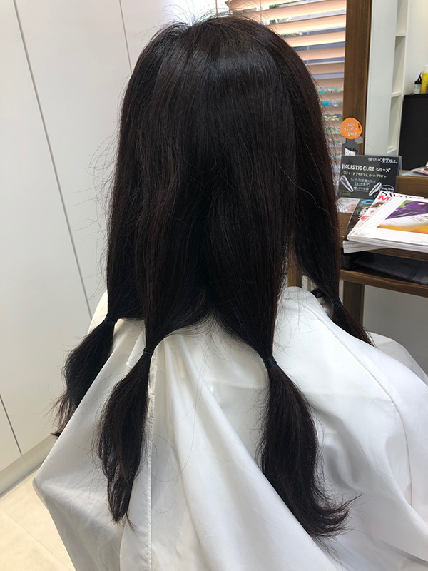 ひなかみお | 黒髪ロング #ヘアカット #ロングヘア #ブラック