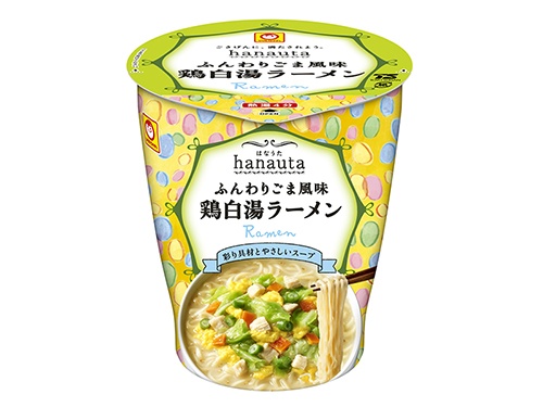 「マルちゃん hanauta 鶏白湯ラーメン」（希望小売価格：180円）306kcal