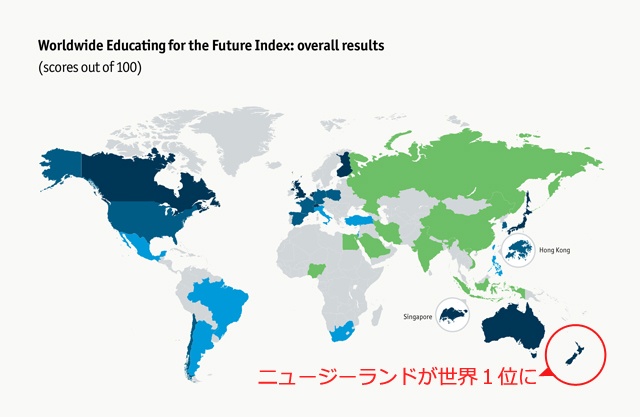 出典／"Worldwide Educating for the future Index" of Economist Intelligence Unit（EIU）2017