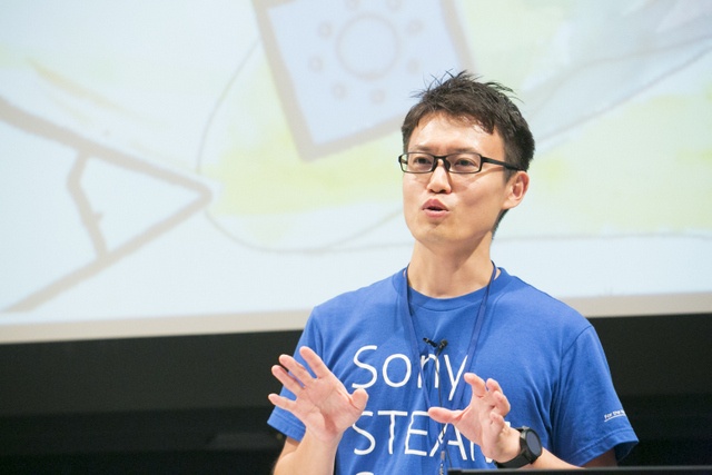 IoTプログラミングキットMESHを開発したソニー株式会社の萩原丈博さん