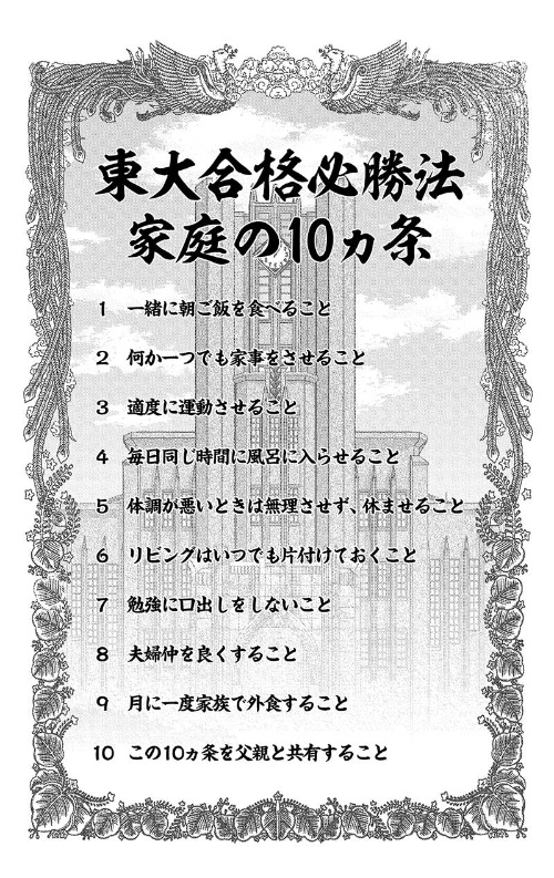 『ドラゴン桜2』第5巻・37限目「家庭の10カ条」(C)Norifusa Mita/Cork
