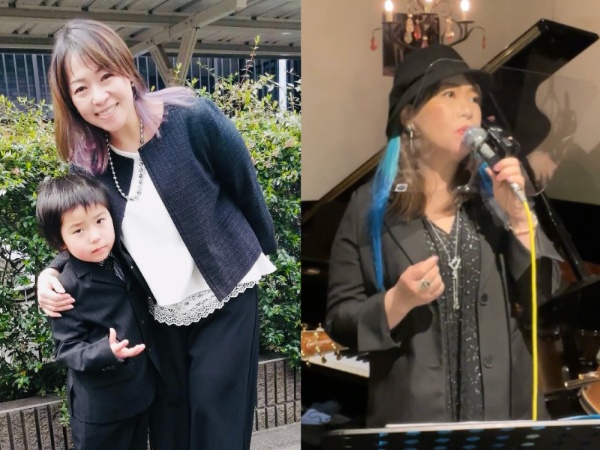 キャリアカウンセラーの秋野櫻子さん。小2の男の子を共働きで育てている。歌手になる夢を40代でかなえるまでの道のりは？