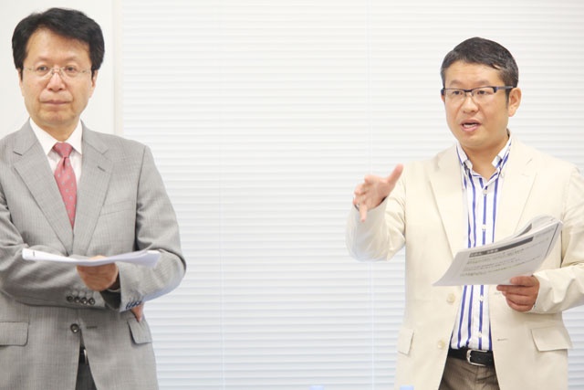 西村則康先生（左）、小川大介先生（右）