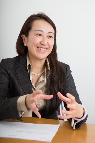 UBS証券でダイバーシティー推進を担当するエグゼクティブディレクター・堀久美子さん