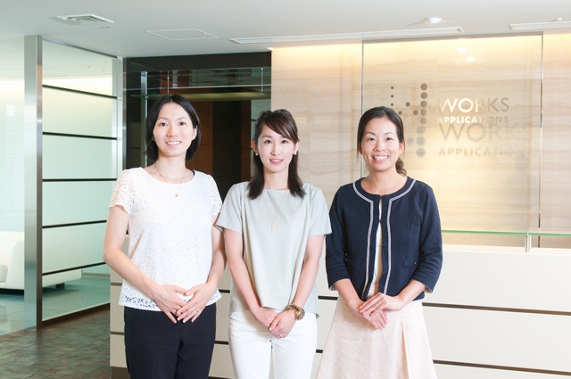 WithKidsプロジェクトのコアメンバー3人。左から、牛丸侑香里さん、谷口裕香さん、石関絵里さん
